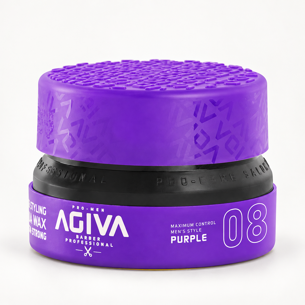 Agiva Aqua Wax Cool Bright Purple 08 155 mL on a clean studio background