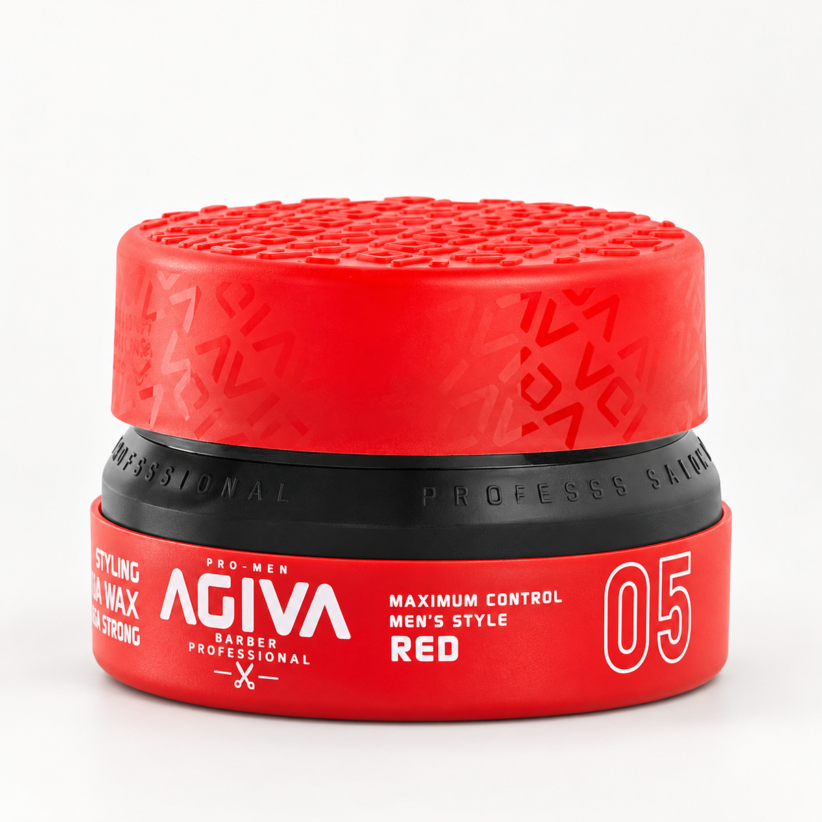 Agiva Aqua Wax Mega Strong Red 05 155 mL on a clean studio background