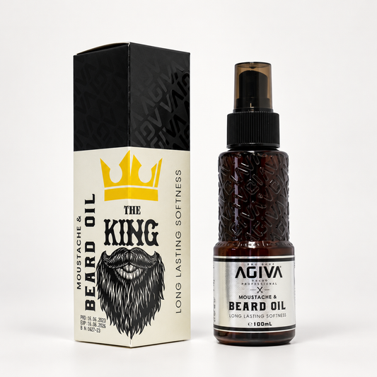 Agiva Beard Oil 100 mL on a clean studio background