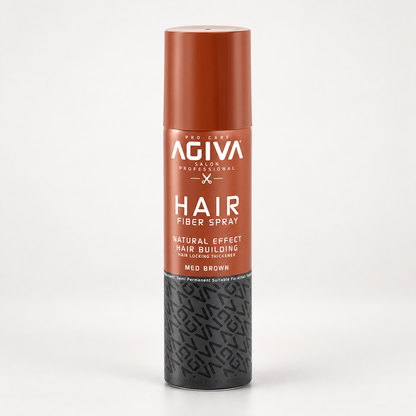 Agiva Fiber Spray Brown 150 mL on a clean studio background