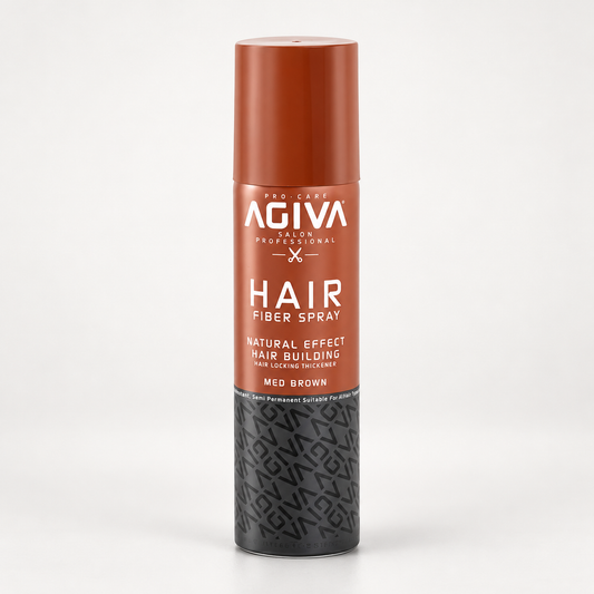 Agiva Fiber Spray Brown 150 mL on a clean studio background