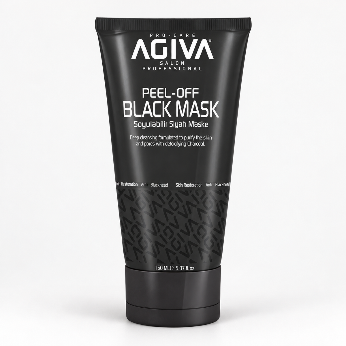 Agiva Peel-Off Black Mask 150 mL on a clean studio background