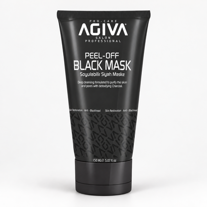 Agiva Peel-Off Black Mask 150 mL on a clean studio background