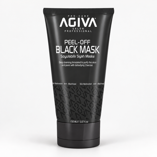 Agiva Peel-Off Black Mask 150 mL on a clean studio background