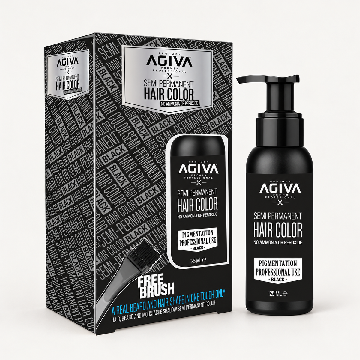 Agiva Semi-Permanent Colour Black 125 mL
