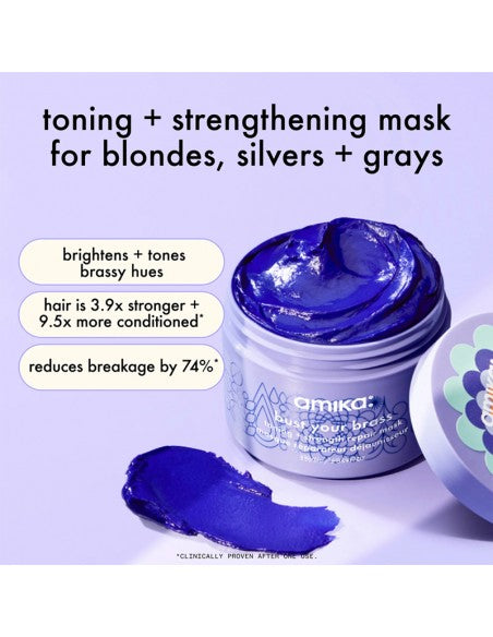amika - Bust Your Brass - Toning + Strength Repair Mask - 250ml