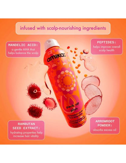 amika - Perk Up Plus - Extended Clean Dry Shampoo - 67ml