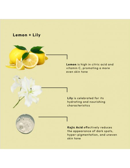 BCLspa - Lemon & Lily With Kojic Acid Massage Cream - 473ml
