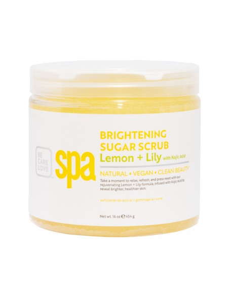 BCLspa - Lemon & Lily With Kojic Acid Sugar Scrub - 454g