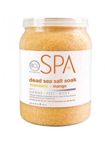 BCLspa - Mandarin & Mango Dead Sea Salt Soak - 1814g