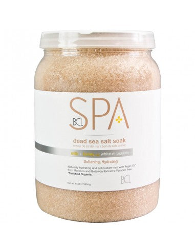 BCLspa - Milk & Honey With White Chocolate Dead Sea Salt Soak - 1814g