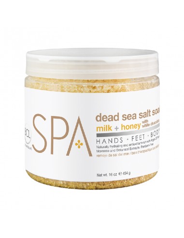BCLspa - Milk & Honey With White Chocolate Dead Sea Salt Soak - 454g