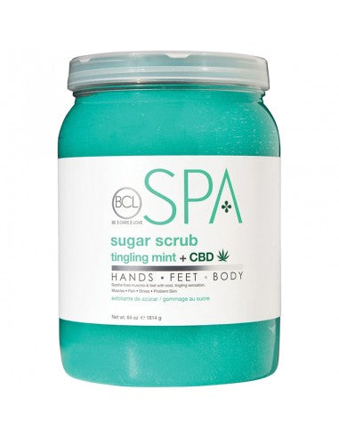 BCLspa - Tingling Mint & CBD Sugar Scrub - 1814g