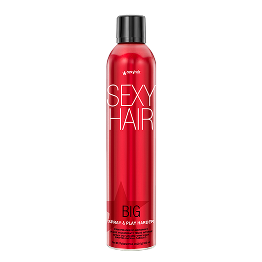Big SexyHair Spray & Play Harder Firm Volumizing Hairspray 335ml front bottle