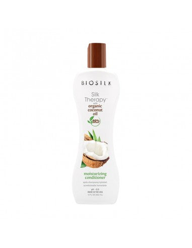 Biosilk - Silk Therapy - Coconut Oil Moisturizing Conditioner - 355ml