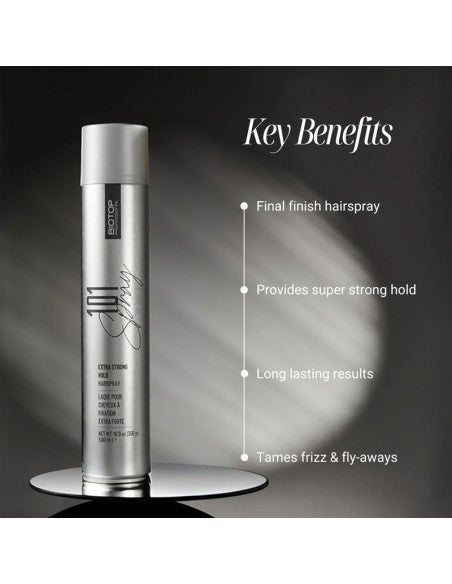 Biotop 101 Create - Extra Strong Hold Hairspray - 500ml