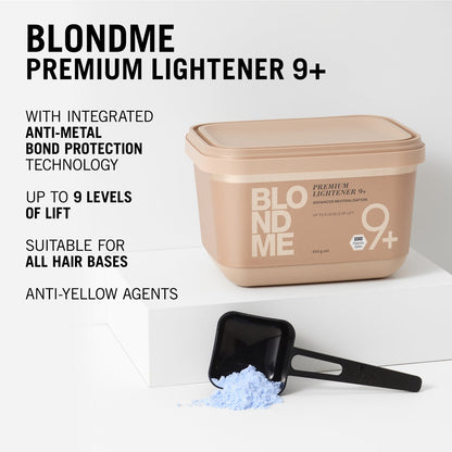 BLONDME lightener benefits and powder texture
