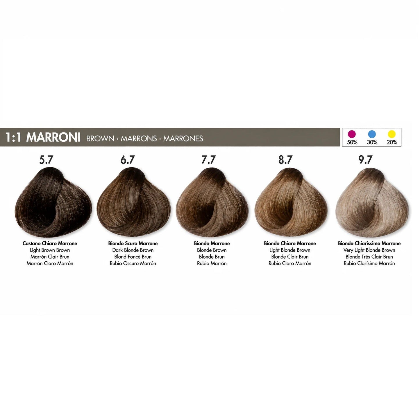 DIKSON COLOR Brown 5.7 Light Brown Brown