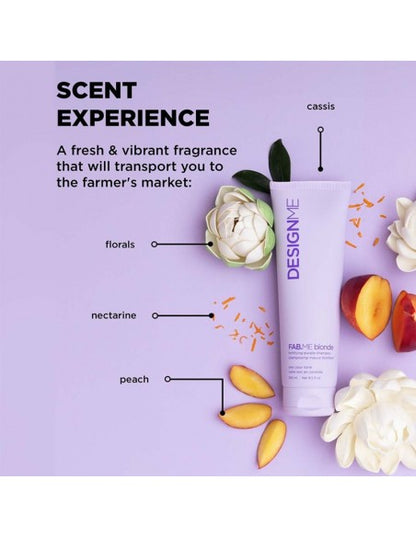 designME - fabME Blonde Fortifying Purple Shampoo - 250ml