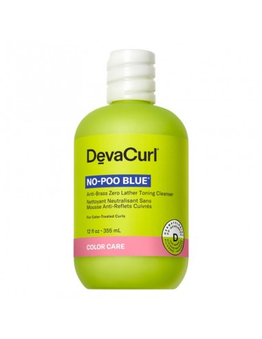 DevaCurl - No-Poo Blue Anti-Brass Zero Lather Toning Cleanser - 355ml