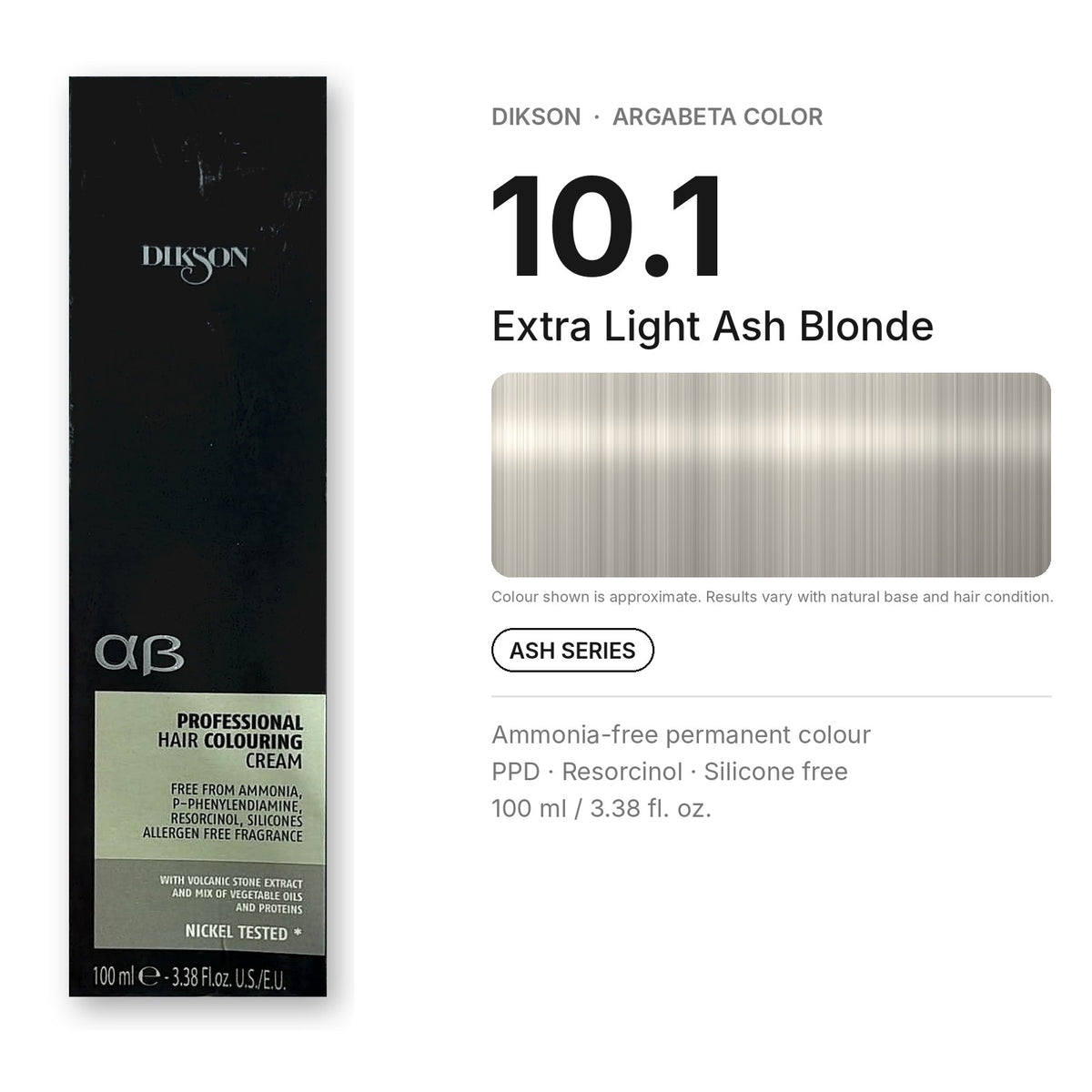 Dikson ArgaBeta Color – Ammonia-Free Professional Hair Colour 100 ml
