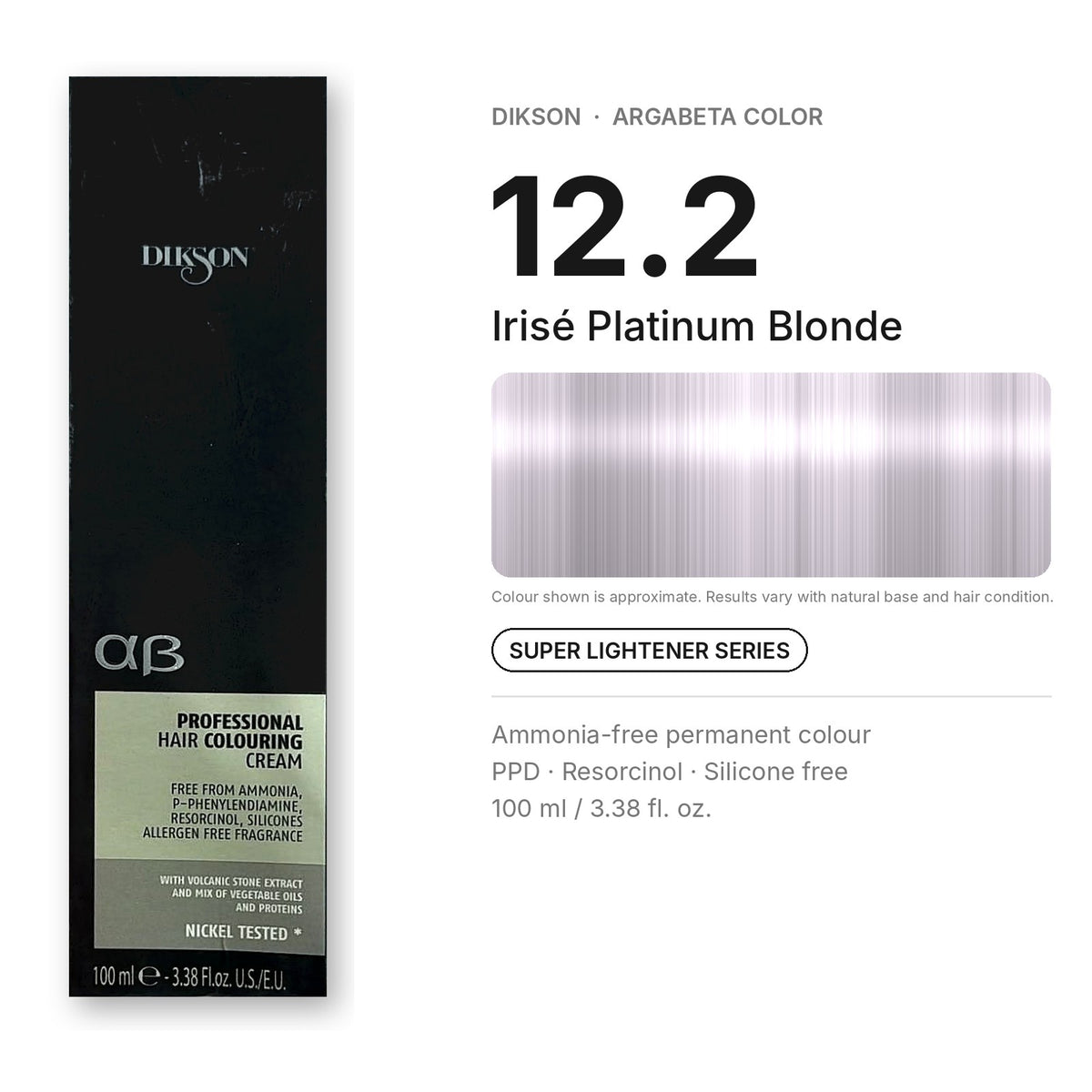 Dikson ArgaBeta Color – Ammonia-Free Professional Hair Colour 100 ml