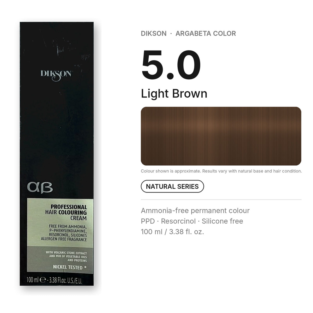 Dikson ArgaBeta Color – Ammonia-Free Professional Hair Colour 100 ml