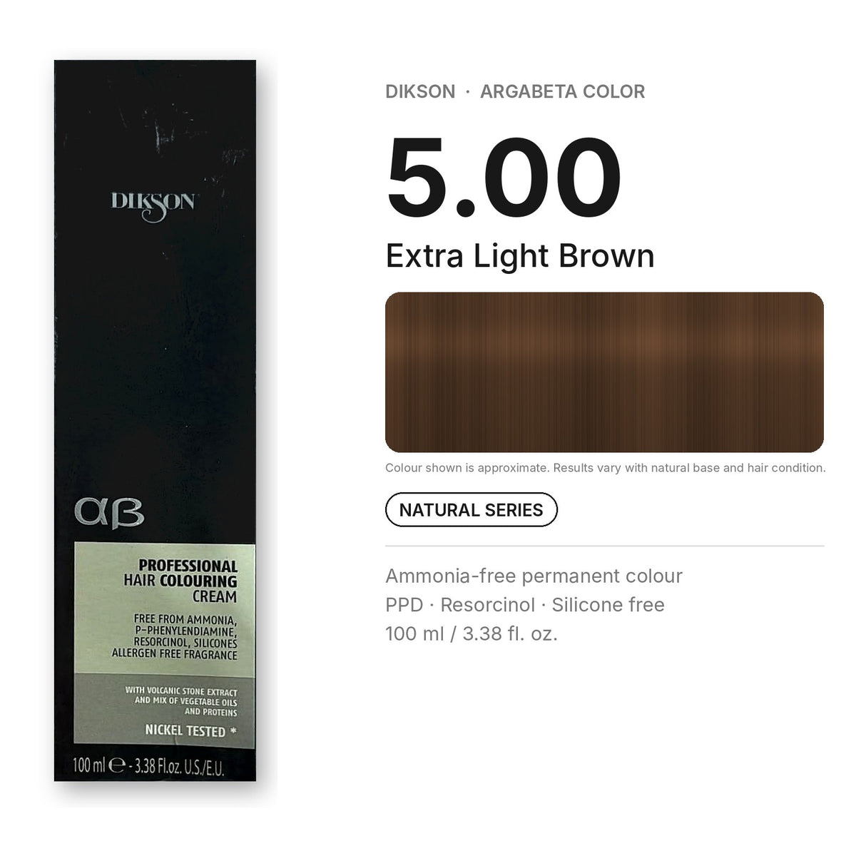 Dikson ArgaBeta Color – Ammonia-Free Professional Hair Colour 100 ml