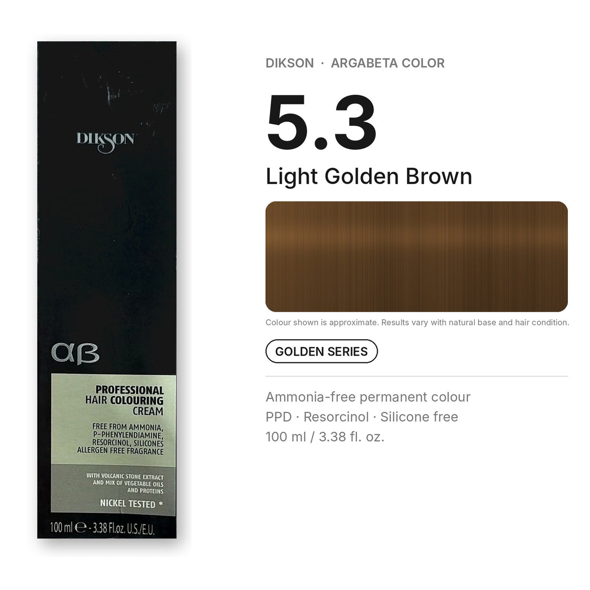 Dikson ArgaBeta Color – Ammonia-Free Professional Hair Colour 100 ml