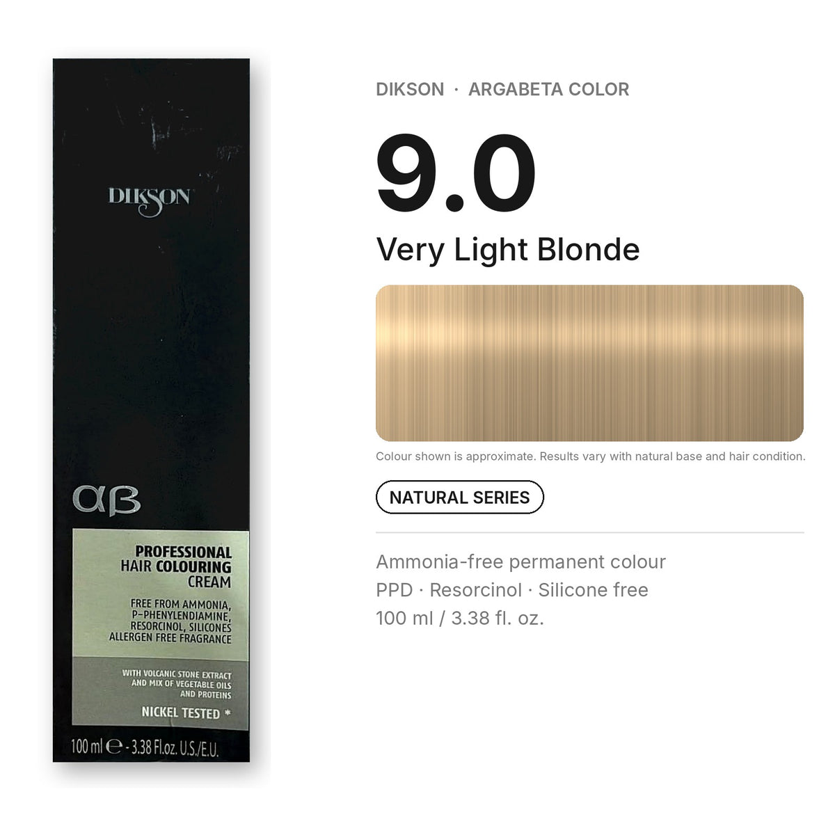 Dikson ArgaBeta Color – Ammonia-Free Professional Hair Colour 100 ml