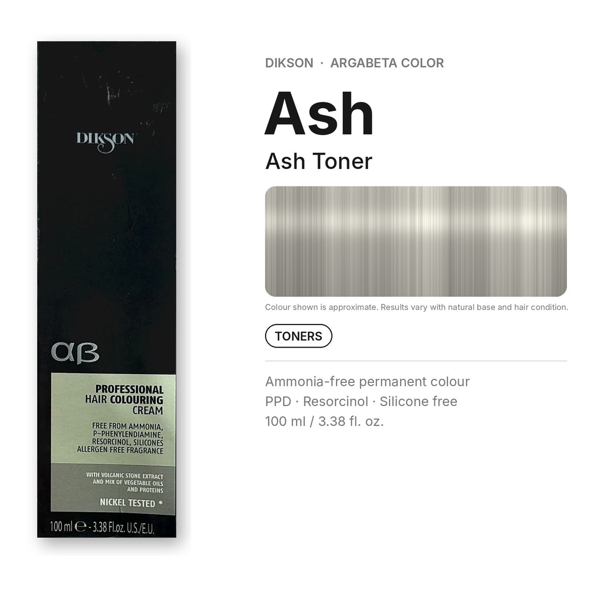 Dikson ArgaBeta Color – Ammonia-Free Professional Hair Colour 100 ml