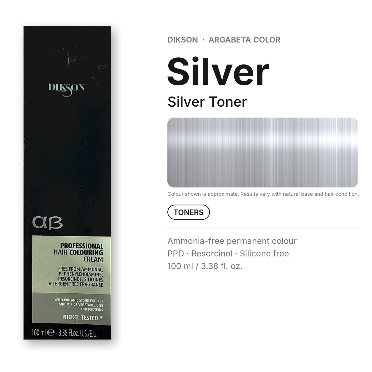 Dikson ArgaBeta Color – Ammonia-Free Professional Hair Colour 100 ml