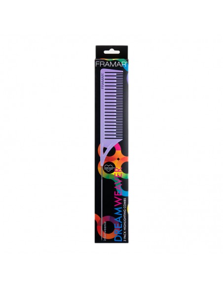 Framar - Dreamweaver Highlighting Combs - 3Pk Pastel