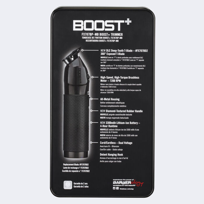 BaBylissPRO BOOST+ Outlining Trimmer(FX787BP-MB)