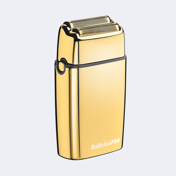 BaBylissPRO FOILFX02 Cord/Cordless Metal Double-Foil Shaver (Gold)(FXFS2G)