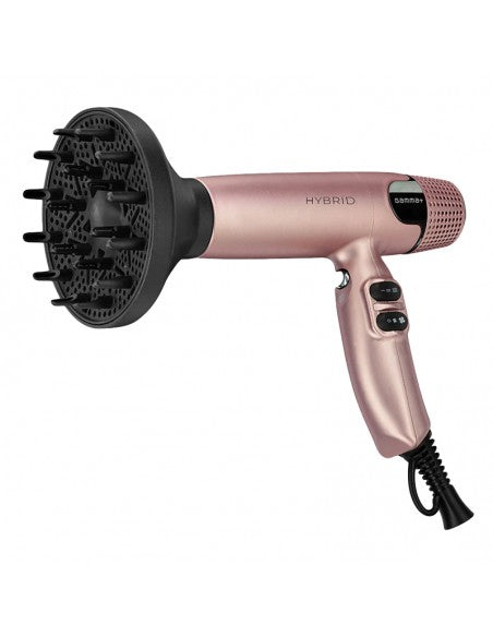 Gamma+ Hair Dryer - Hybrid Dryer Rose Gold