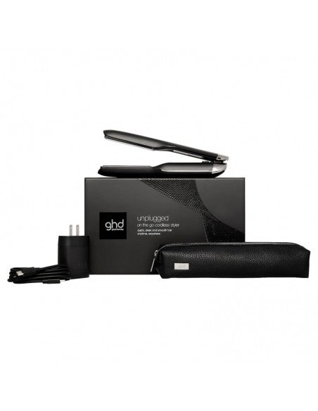 ghd Flat Iron - Unplugged On The Go Cordless Styler - Black