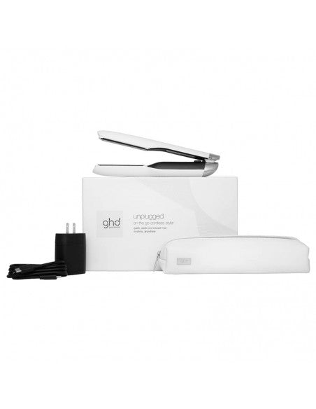 ghd Flat Iron - Unplugged On The Go Cordless Styler - White