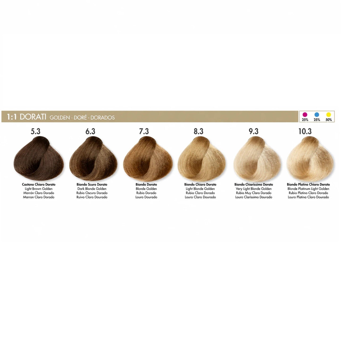 DIKSON COLOR Golden 6.3 Dark Blonde Golden