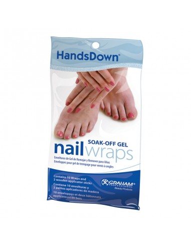 Graham Beauty - HandsDown Soak-Off Gel Nail Wraps - 10pc