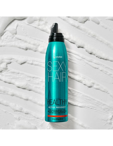 Healthy SexyHair - Active Recovery Repairing Blow Dry Foam - 205ml