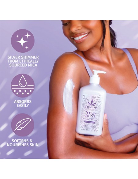 Hempz - Body Moisturizer - Star Dust With Shimmer - 500ml
