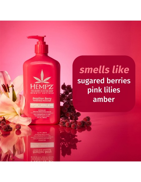 Hempz - Herbal Body Moisturizer - Brazilian Berry - 500ml