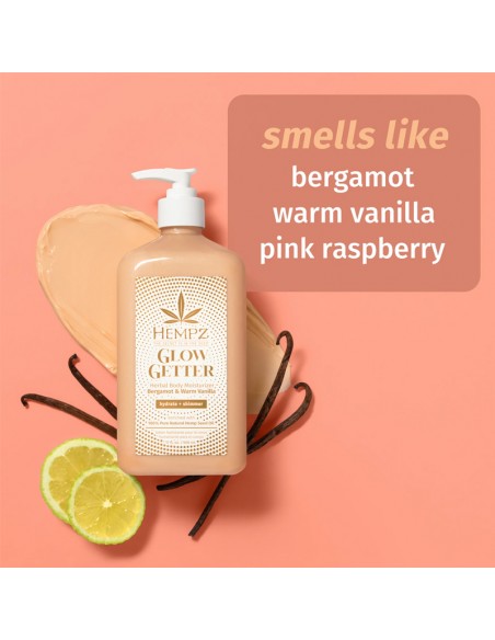 Hempz - Herbal Body Moisturizer - Glow Getter With Shimmer - 500ml
