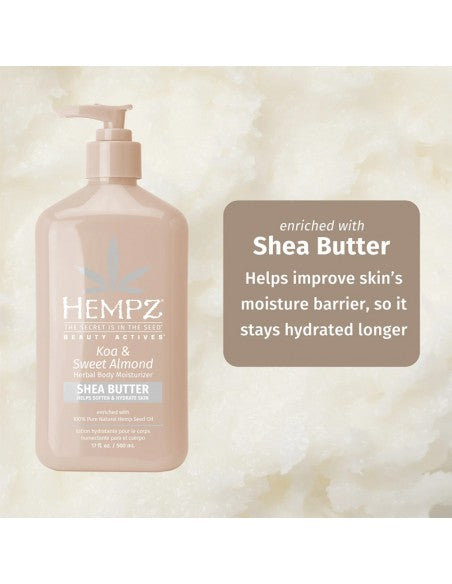 Hempz - Herbal Body Moisturizer - Koa & Sweet Almond - 500ml