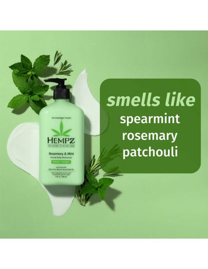 Hempz - Herbal Body Moisturizer - Rosemary & Mint - 500ml