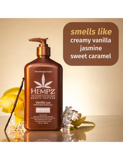 Hempz - Herbal Body Moisturizer - Vanilla Lux - 500ml