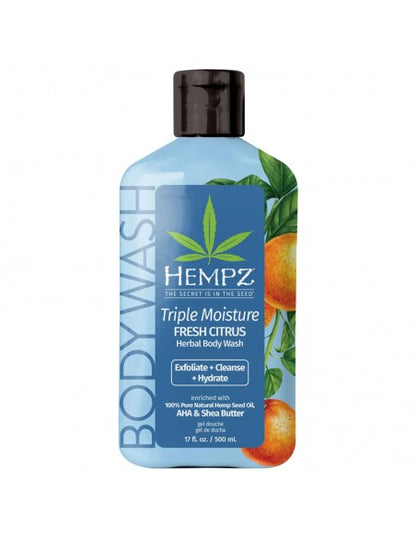 Hempz - Herbal Body Wash - Triple Moisture Fresh Citrus - 500ml