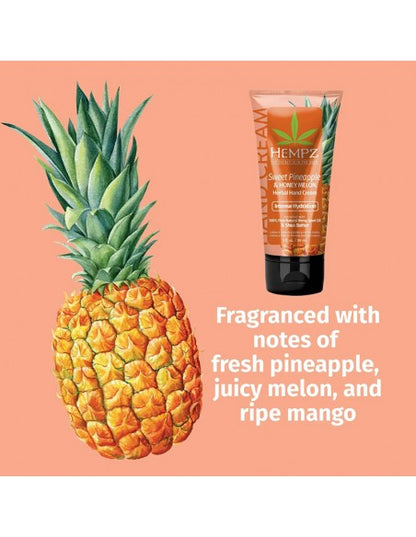 Hempz - Herbal Hand Cream - Sweet Pineapple & Honey Melon - 89ml