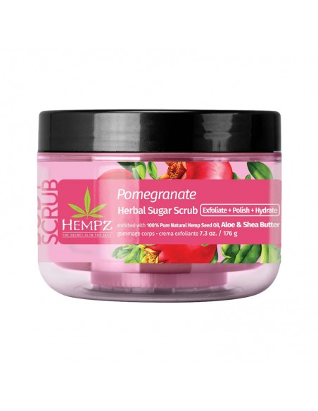 Hempz - Herbal Sugar Scrub - Pomegranate - 176g